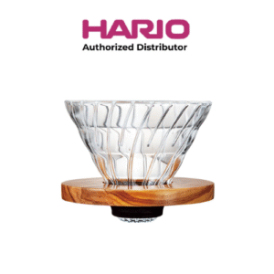 Hario V60 Glass Dripper 02 (Olive Wood Holder)