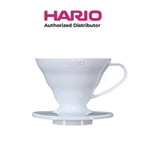 Hario V60 Coffee Dripper 01 (White Plastic)
