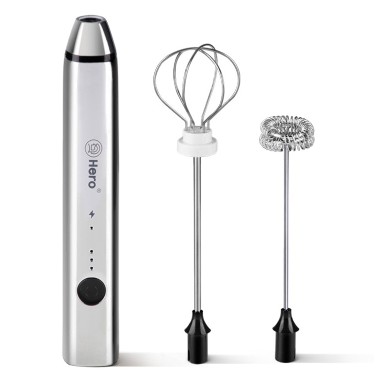 E-Milk Frother Silver